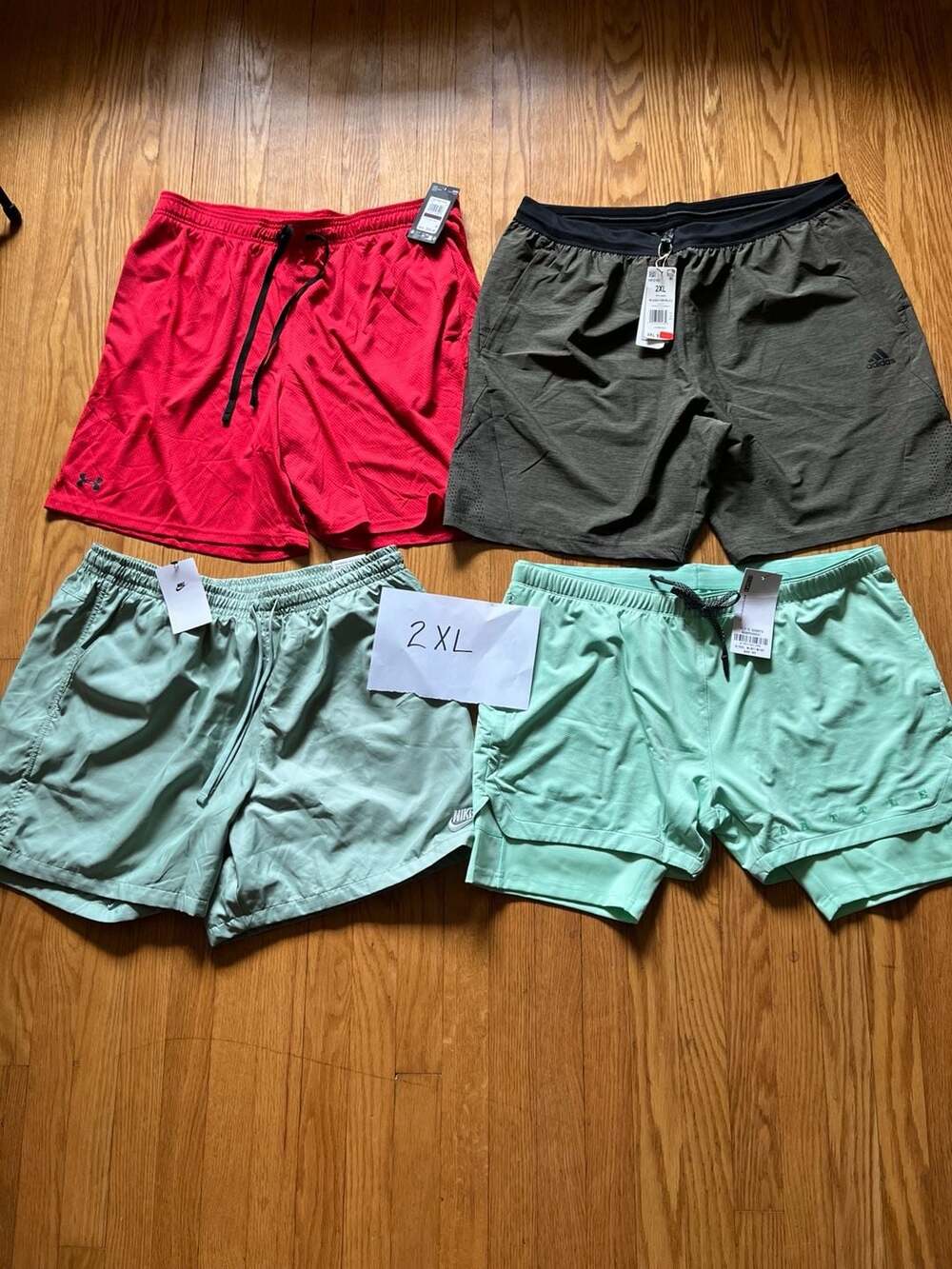 Assorted Men's Athletic Training Shorts Bundle Size 2XL